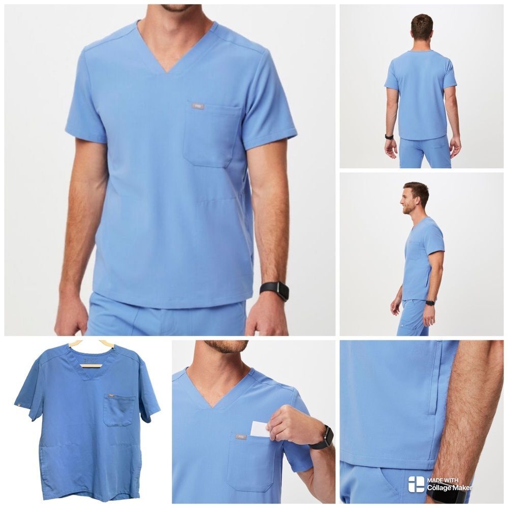 FIGS Three-Pocket Scrub Top